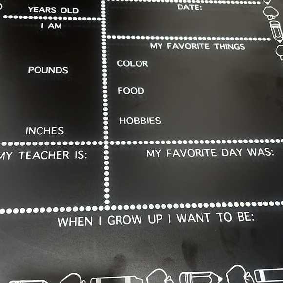 Reversible chalkboard - Picture 4 of 8